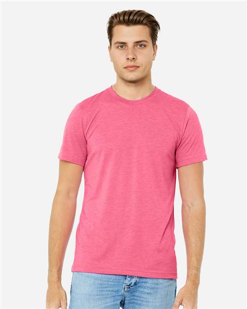 BELLA + CANVAS Triblend Tee 3413 Charity Pink Triblend