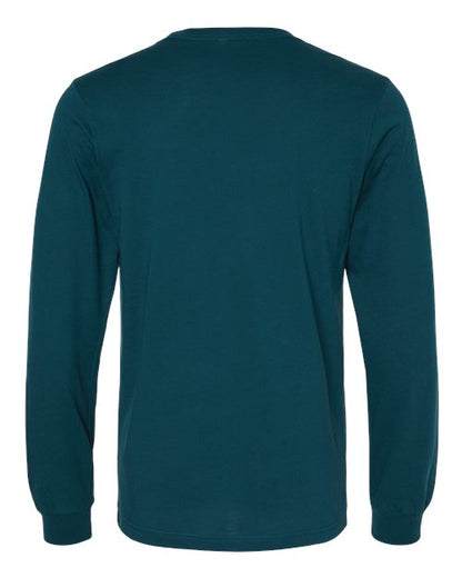 BELLA + CANVAS Eco-Fleece Baller Short Sleeve Hoodie 3501 Atlantic Custom Embroidered Business Logo