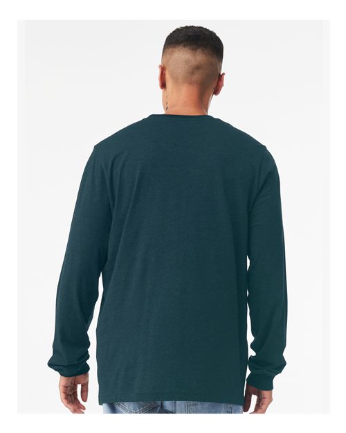 BELLA + CANVAS Eco-Fleece Baller Short Sleeve Hoodie 3501 Atlantic Custom Embroidered Business Logo
