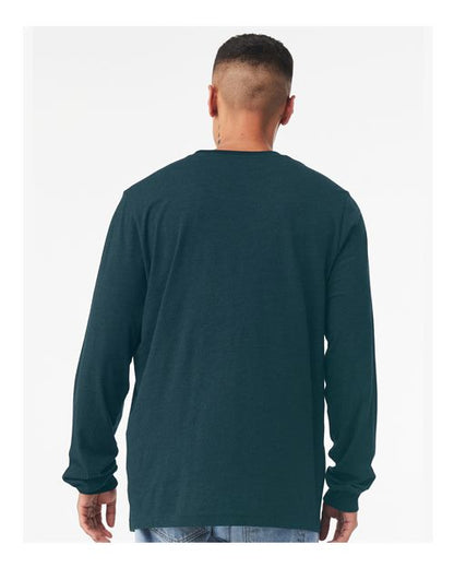 BELLA + CANVAS Eco-Fleece Baller Short Sleeve Hoodie 3501 Atlantic Custom Embroidered Business Logo