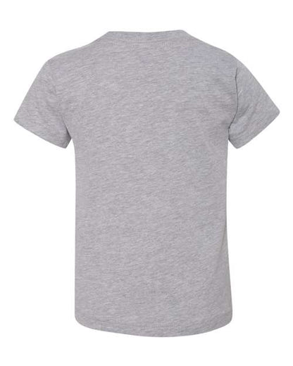 BELLA + CANVAS Toddler Jersey Tee 3001T Athletic Heather Custom Embroidered Business Logo