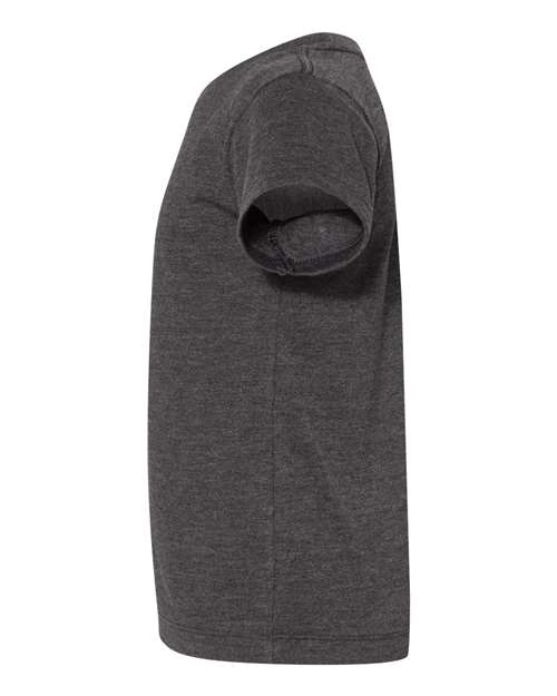 BELLA + CANVAS Toddler Jersey Tee 3001T Dark Grey Heather Custom Embroidered Business Logo