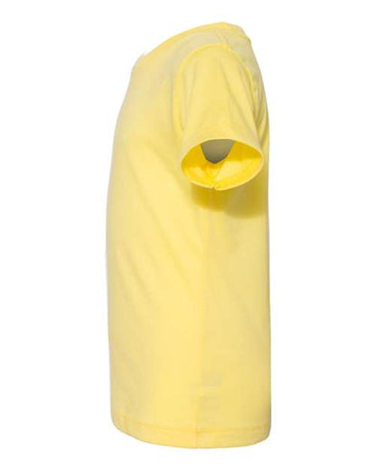 BELLA + CANVAS Toddler Jersey Tee 3001T Yellow Custom Embroidered Business Logo
