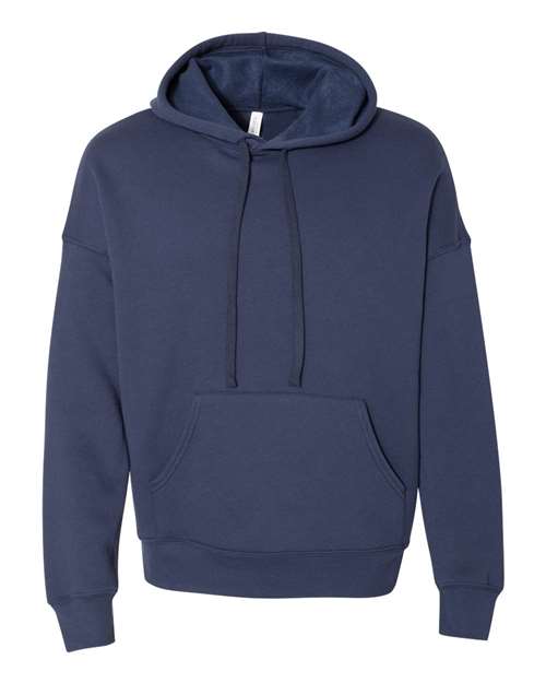 BELLA + CANVAS Sponge Fleece Drop Shoulder Hoodie 3729 Custom Embroidered Business Logo