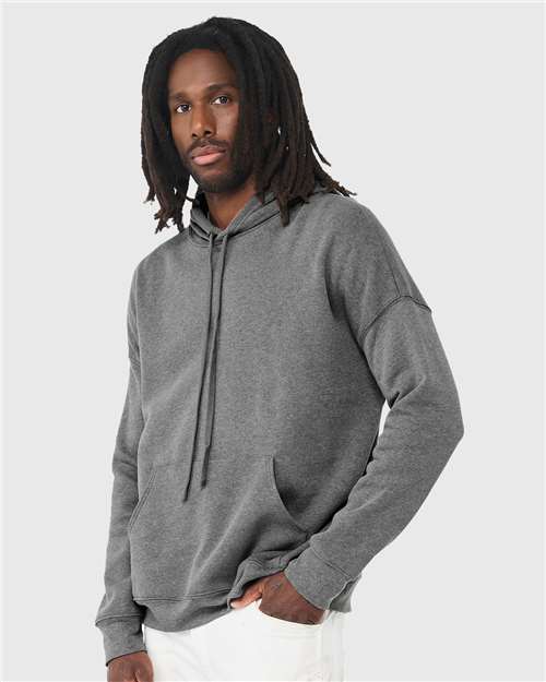 BELLA + CANVAS Sponge Fleece Drop Shoulder Hoodie 3729 Custom Embroidered Business Logo