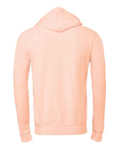 BELLA + CANVAS Sponge Fleece Hoodie 3719 Orange Custom Embroidered Business Logo