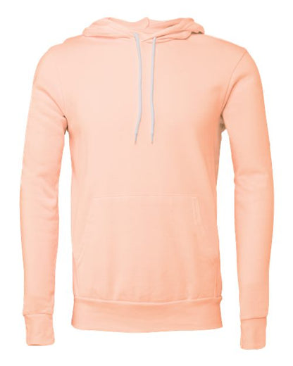 BELLA + CANVAS Sponge Fleece Hoodie 3719 Orange Custom Embroidered Business Logo