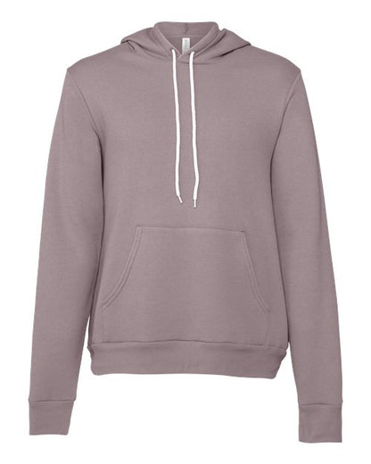 BELLA + CANVAS Sponge Fleece Hoodie 3719 Steel Blue Custom Embroidered Business Logo
