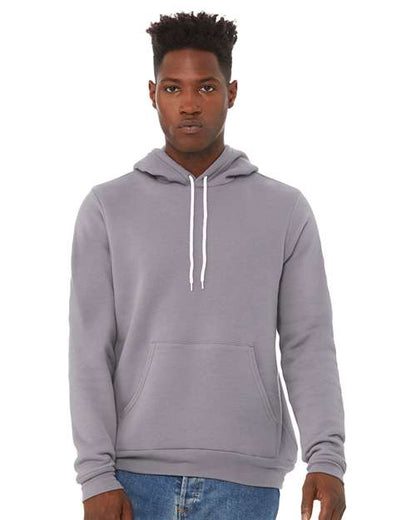 Custom Embroidered  BELLA + CANVAS Sponge Fleece Hoodie 3719 Storm
