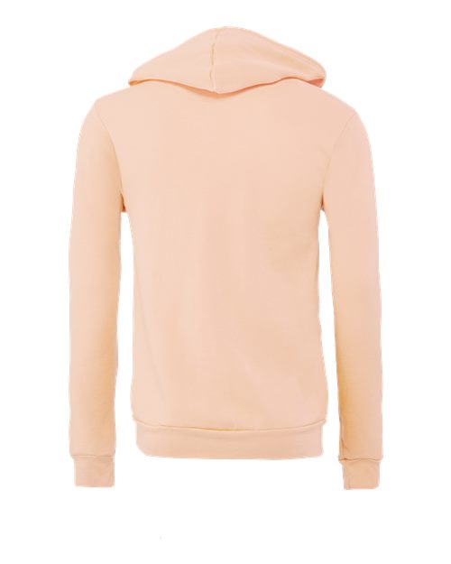 BELLA + CANVAS Sponge Fleece Full-Zip Hoodie 3739 Peach