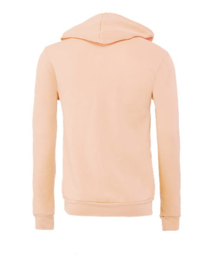 BELLA + CANVAS Sponge Fleece Full-Zip Hoodie 3739 Peach