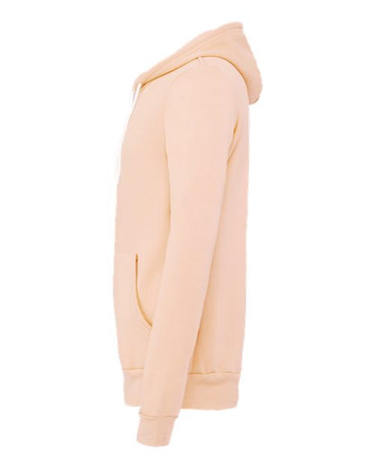 BELLA + CANVAS Sponge Fleece Full-Zip Hoodie 3739 Peach