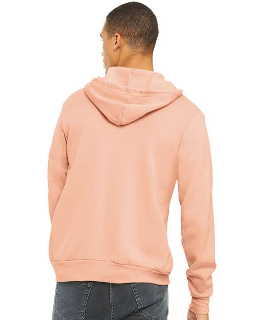 BELLA + CANVAS Sponge Fleece Full-Zip Hoodie 3739 Peach
