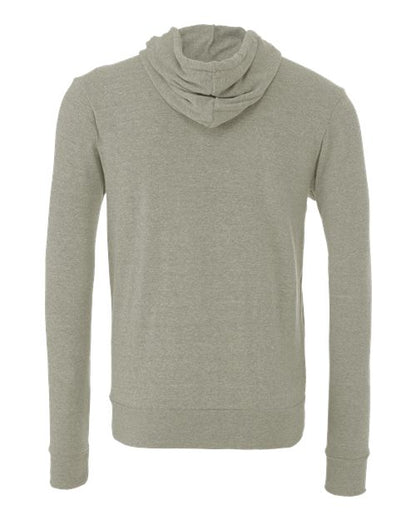 BELLA + CANVAS Sponge Fleece Full-Zip Hoodie 3739 Heather Stone
