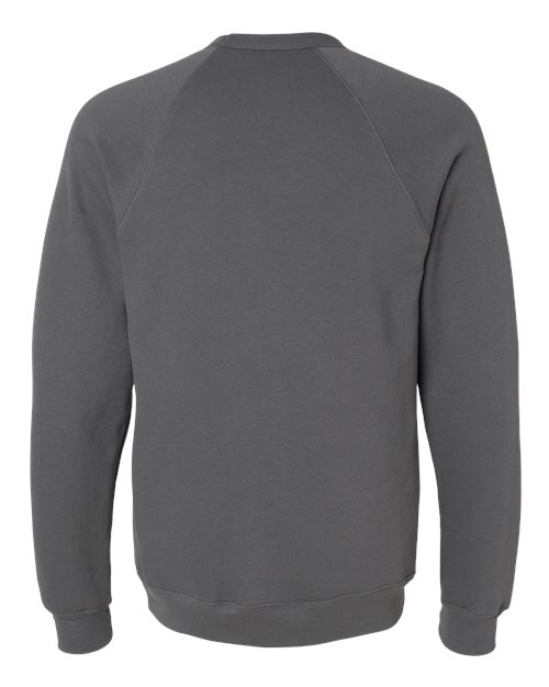 BELLA + CANVAS Sponge Fleece Raglan Crewneck Sweatshirt 3901 Custom Embroidered Business Logo