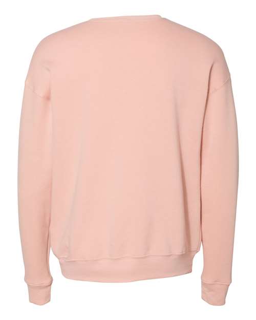 BELLA + CANVAS Sponge Fleece Drop Shoulder Crewneck Sweatshirt 3945 Custom Embroidered Business Logo