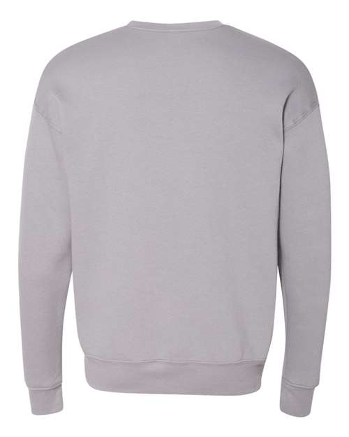 BELLA + CANVAS Sponge Fleece Drop Shoulder Crewneck Sweatshirt 3945 Custom Embroidered Business Logo