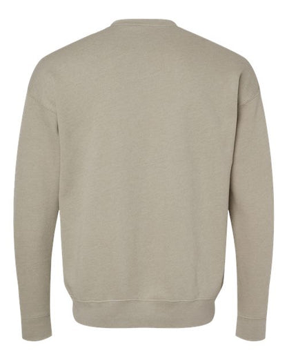 BELLA + CANVAS Sponge Fleece Drop Shoulder Crewneck Sweatshirt 3945 Custom Embroidered Business Logo