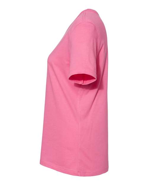 BELLA + CANVAS Women’s Relaxed Jersey Tee 6400 Charity Pink
