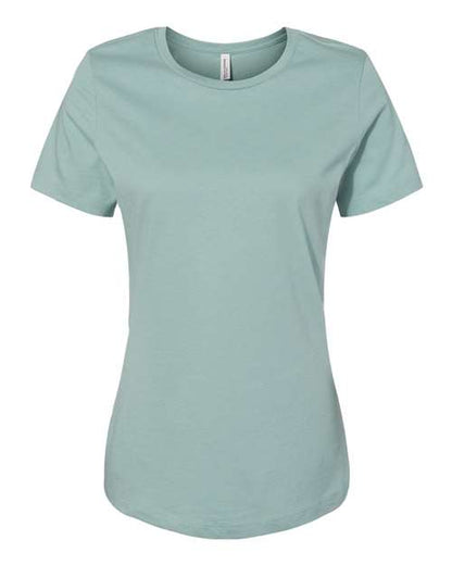 BELLA + CANVAS Women’s Relaxed Jersey Tee 6400 Custom Embroidered Business Logo