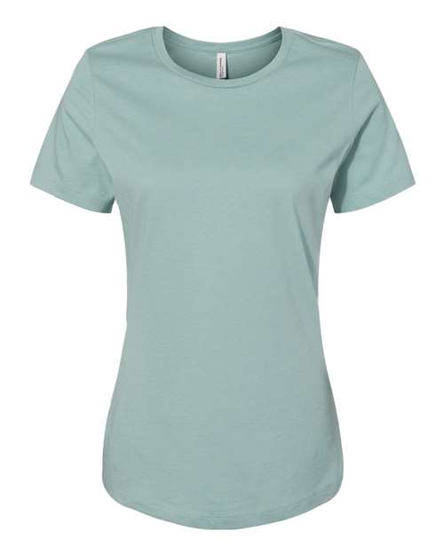 BELLA + CANVAS Women’s Relaxed Jersey Tee 6400 Custom Embroidered Business Logo