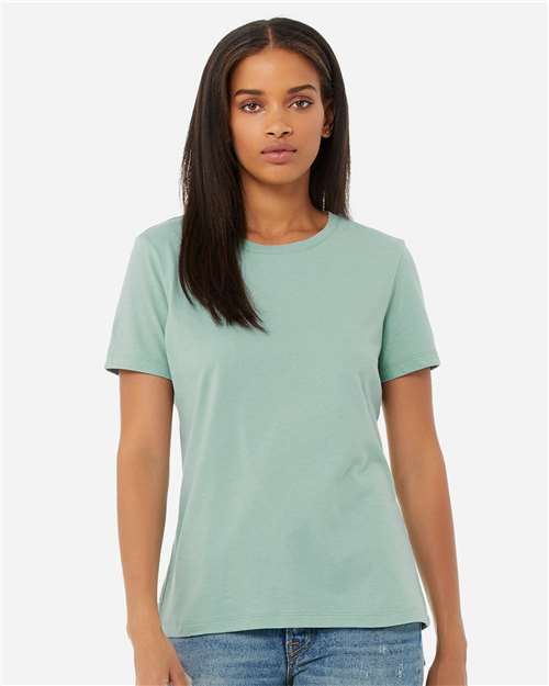 BELLA + CANVAS Women’s Relaxed Jersey Tee 6400 Dusty Blue