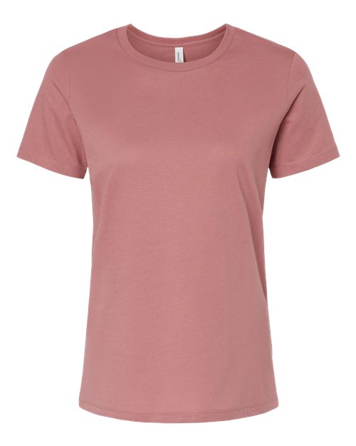 BELLA + CANVAS Women’s Relaxed Jersey Tee 6400 Custom Embroidered Business Logo