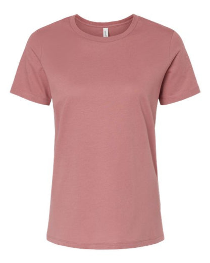 BELLA + CANVAS Women’s Relaxed Jersey Tee 6400 Custom Embroidered Business Logo