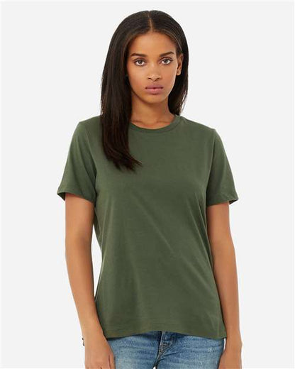 BELLA + CANVAS Women’s Relaxed Jersey Tee 6400 Military Green