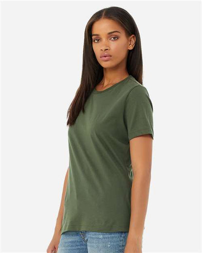 BELLA + CANVAS Women’s Relaxed Jersey Tee 6400 Military Green