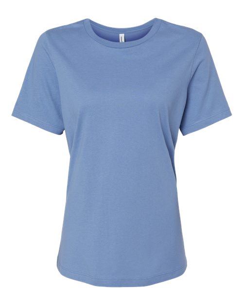 BELLA + CANVAS Women’s Relaxed Jersey Tee 6400 Custom Embroidered Business Logo