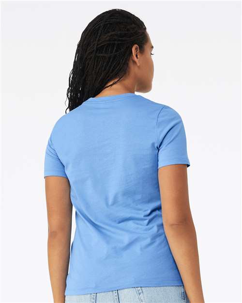 BELLA + CANVAS Women’s Relaxed Jersey Tee 6400 Custom Embroidered Business Logo