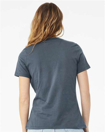 BELLA + CANVAS Women’s Relaxed Jersey Tee 6400 Custom Embroidered Business Logo