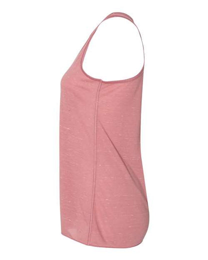 BELLA + CANVAS Women's Flowy Racerback Tank 8800 Mauve Marble