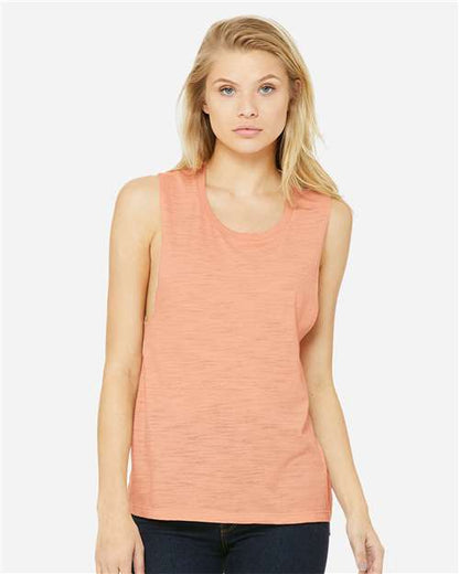 BELLA + CANVAS Women's Flowy Scoop Muscle Tank 3092