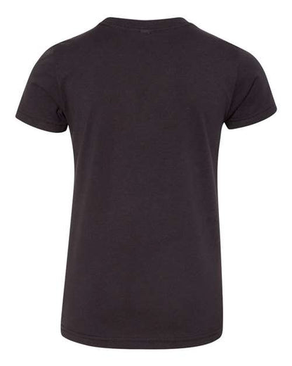 BELLA + CANVAS Youth Jersey Tee 3001Y Dark Grey Custom Embroidered Business Logo