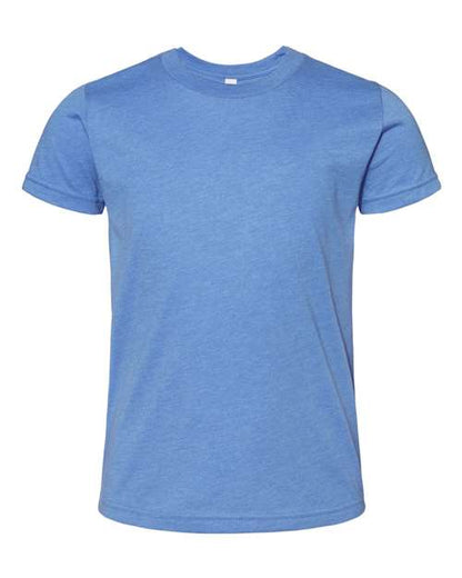 BELLA + CANVAS Youth Jersey Tee 3001Y Cardinal Custom Embroidered Business Logo