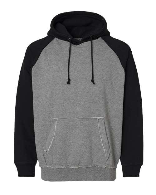 J. America Men's Vintage Heather Hooded Sweatshirt 8885