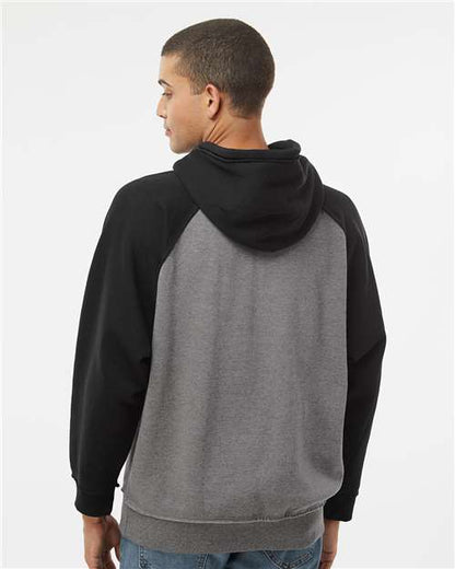 J. America Vintage Heather Hooded Sweatshirt 8885