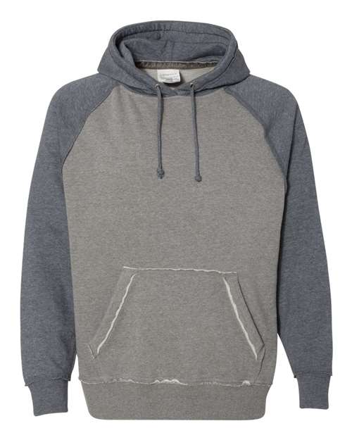 J. America Men's Vintage Heather Hooded Sweatshirt 8885