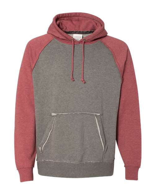 J. America Men's Vintage Heather Hooded Sweatshirt 8885