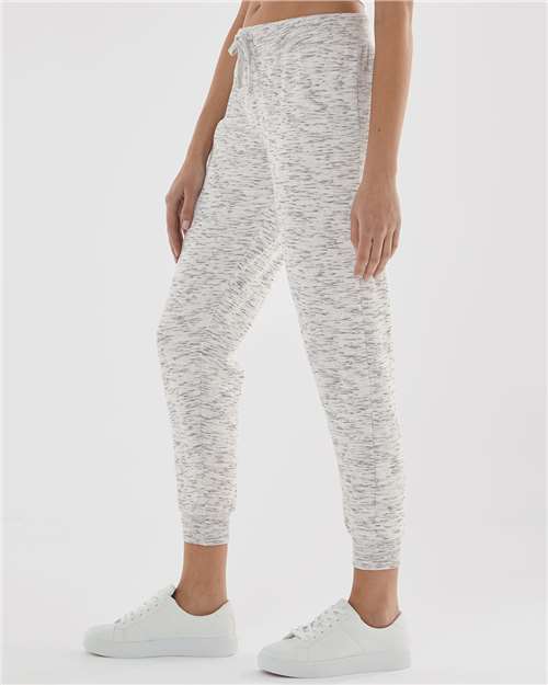 J. America Women’s Mélange Fleece Joggers 8675