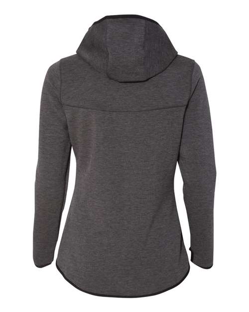 Weatherproof Women's HeatLast™ Fleece Tech Full-Zip Hooded Sweatshirt W18700 Custom Embroidered Business Logo