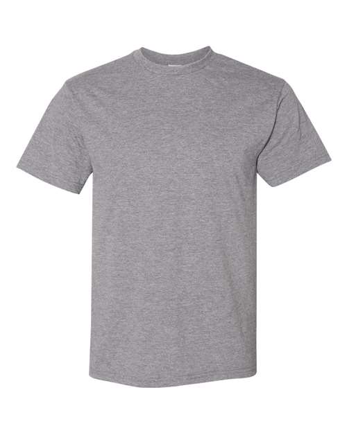 Gildan Hammer™ T-Shirt H000 Graphite Heather Custom Embroidered Business Logo