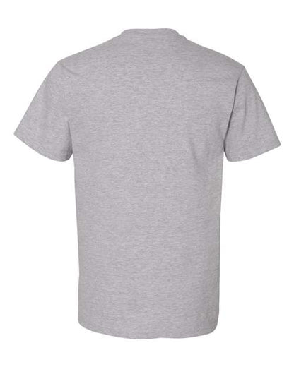 Gildan Hammer™ T-Shirt H000 Sport Grey Custom Embroidered Business Logo