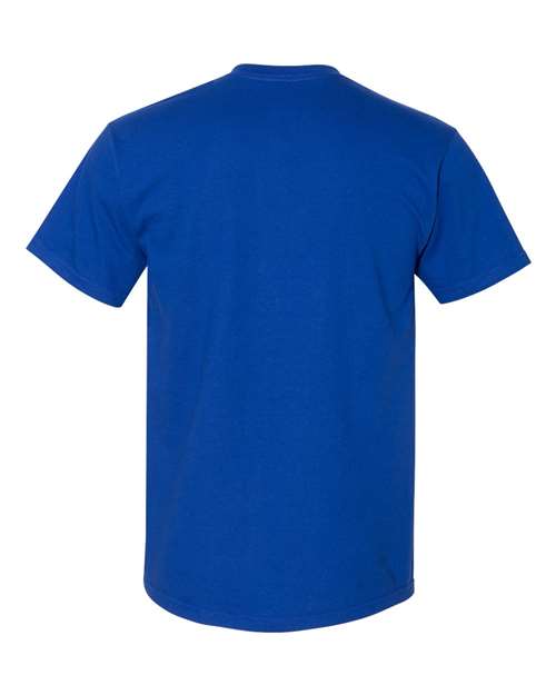 Gildan Hammer™ T-Shirt H000 Deep Royal Custom Embroidered Business Logo
