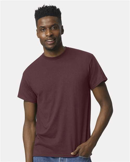 Custom Embroidered  Gildan DryBlend® T-Shirt 8000 Dark Maroon