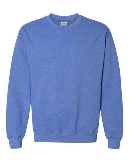 Gildan Heavy Blend™ Crewneck Sweatshirt 18000 Heather Deep Royal Custom Embroidered Business Logo