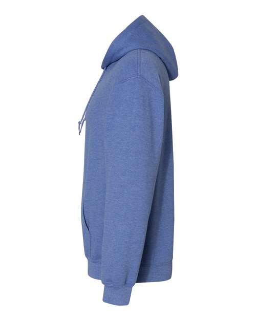 Gildan Heavy Blend™ Hooded Sweatshirt 18500 Heather Deep Royal Custom Embroidered Business Logo