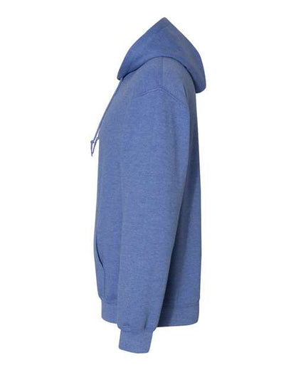 Gildan Heavy Blend™ Hooded Sweatshirt 18500 Heather Deep Royal Custom Embroidered Business Logo